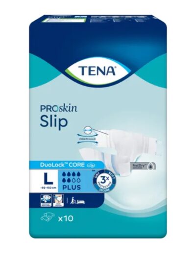 Pieluchomajtki TENA Slip ProSkin Plus OTC Edition L 92-144cm, opak. 10 szt.