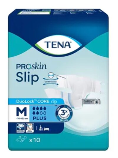 Pieluchomajtki TENA Slip ProSkin Plus M 73-122cm, opak. 10 szt.