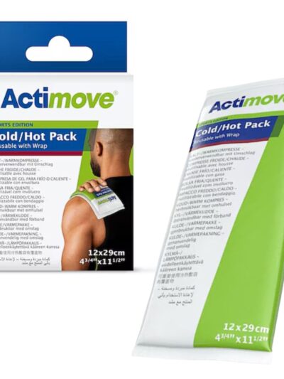 ACTIMOVE SE COLD/HOT PACK REUSABLE WITH WRAP okład zimno/ciepło - Ref. 7207522 - rozmiar 12/29cm - Ilość 1 szt.